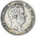Moneta, Francia, Louis-Philippe, 5 Francs, 1830, Paris, MB+, Argento, KM:736.1