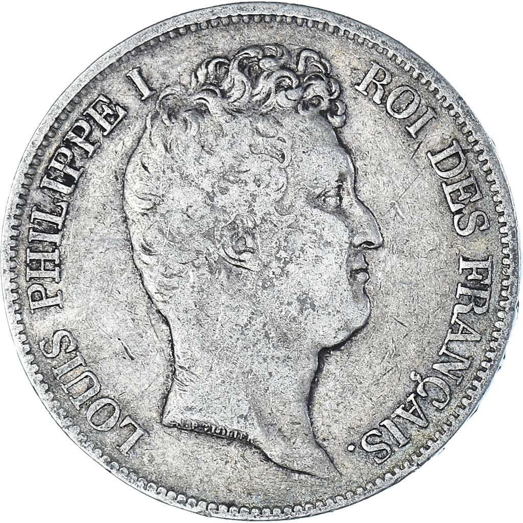 Coin, France, Louis-Philippe, 5 Francs, 1831, Paris, VF(20-25), Silver
