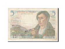 Banconote, Francia, 5 Francs, 5 F 1943-1947 ''Berger'', 1943, BB, KM:98a