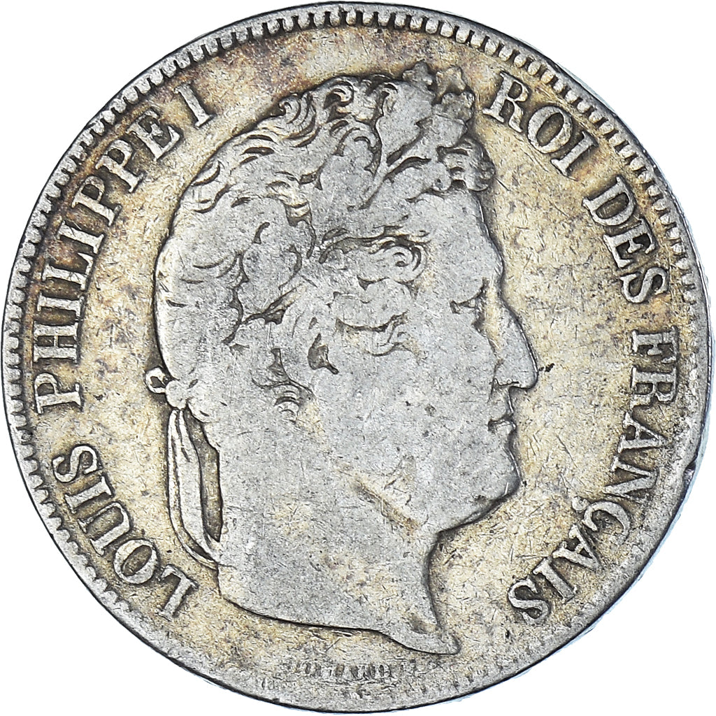 Coin, France, Louis-Philippe, 5 Francs, 1832, Lille, VF(20-25), Silver