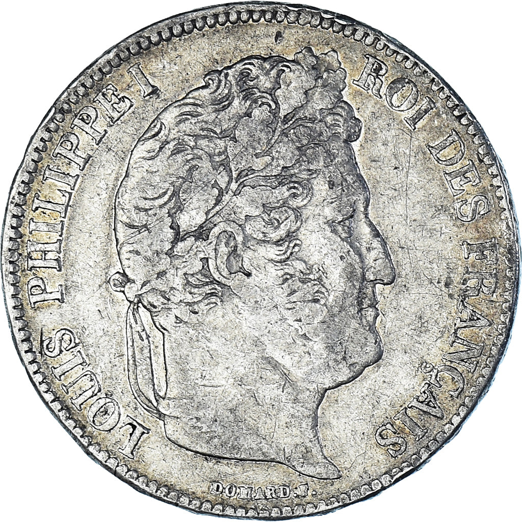 Coin, France, Louis-Philippe, 5 Francs, 1834, La Rochelle, VF(20-25), Silver