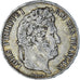 Münze, Frankreich, Louis-Philippe, 5 Francs, 1837, Lille, S+, Silber