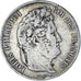 Coin, France, Louis-Philippe, 5 Francs, 1837, Rouen, VF(20-25), Silver