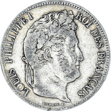 Moneta, Francja, Louis-Philippe, 5 Francs, 1838, Lille, VF(20-25), Srebro