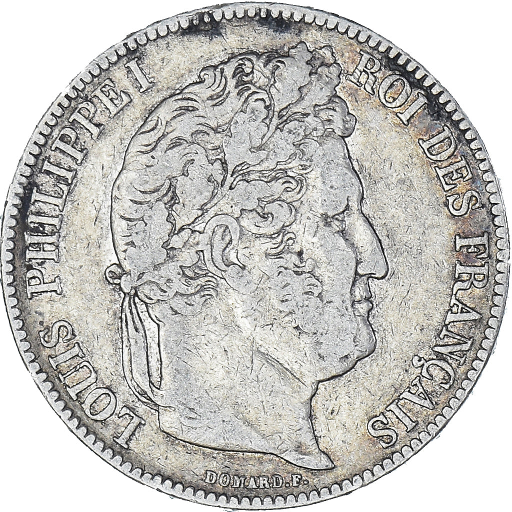 Coin, France, Louis-Philippe, 5 Francs, 1841, Strasbourg, VF(20-25), Silver