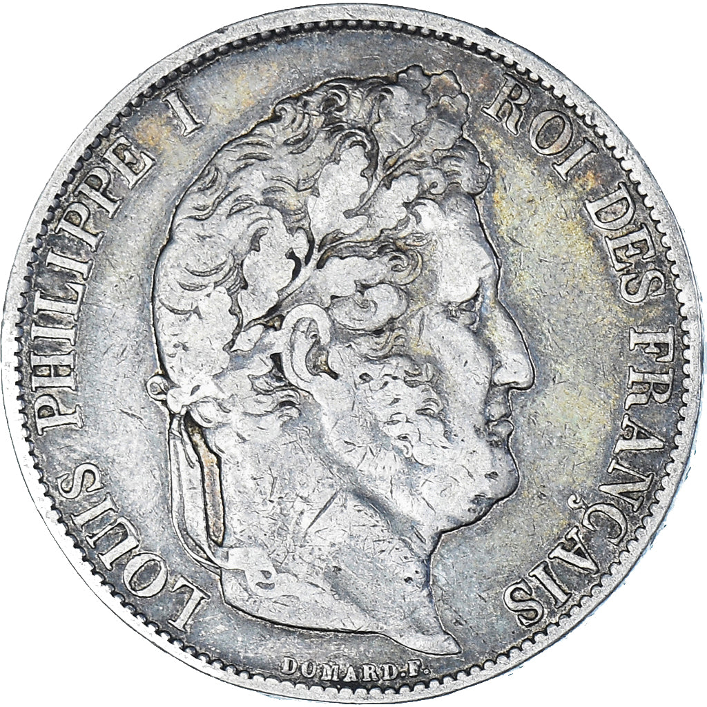 Monnaie, France, Louis-Philippe, 5 Francs, 1847, Strasbourg, TB+, Argent