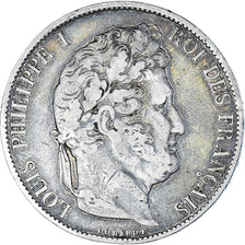 Monnaie, France, Louis-Philippe, 5 Francs, 1847, Strasbourg, TB+, Argent