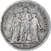 Monnaie, France, Hercule, 5 Francs, 1849, Paris, TB, Argent, Gadoury:683