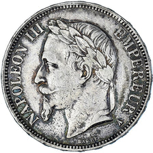 Coin, France, Napoleon III, 5 Francs, 1867, Paris, VF(20-25), Silver, KM:799.1