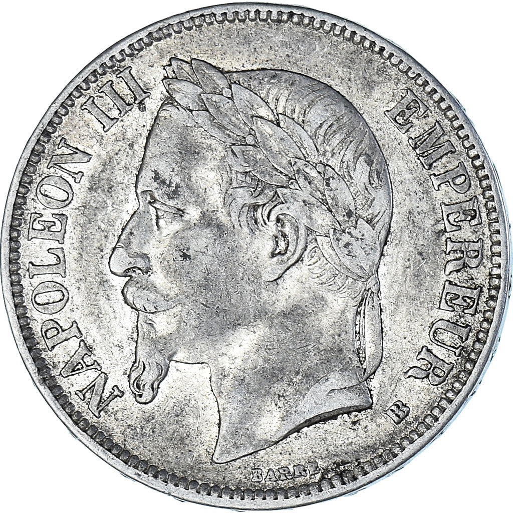 Coin, France, Napoléon III, 5 Francs, 1869, Strasbourg, VF(20-25), Silver