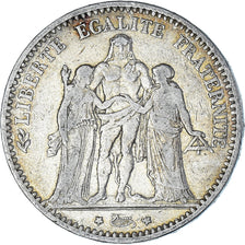 Coin, France, Hercule, 5 Francs, 1873, Bordeaux, VF(20-25), Silver, KM:820.2