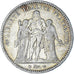 Coin, France, Hercule, 5 Francs, 1873, Bordeaux, VF(20-25), Silver, KM:820.2
