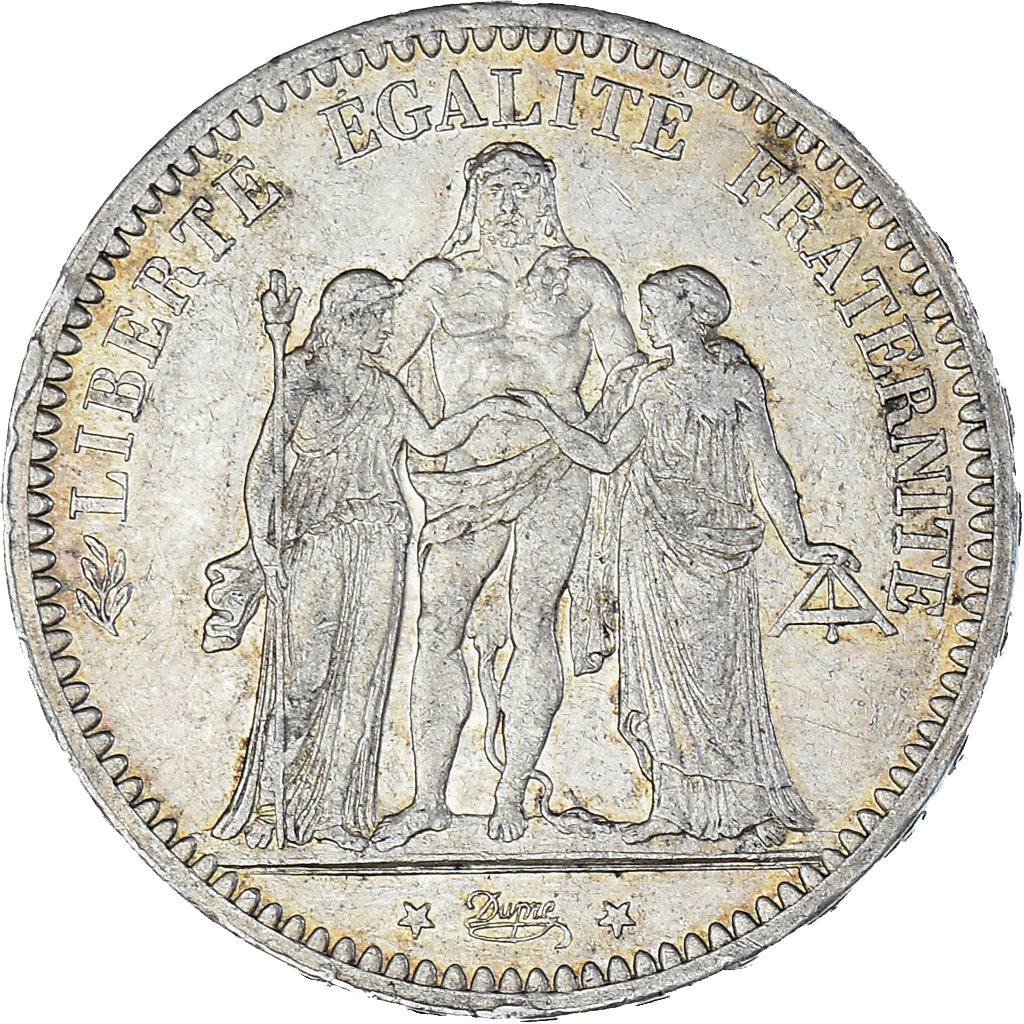 Coin, France, Hercule, 5 Francs, 1873, Paris, EF(40-45), Silver, KM:820.1