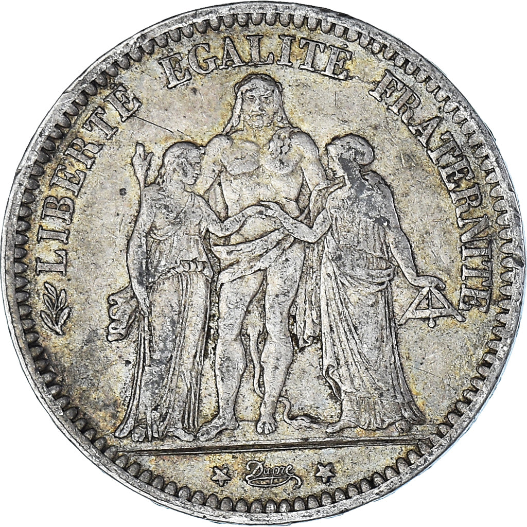 Münze, Frankreich, Hercule, 5 Francs, 1873, Paris, SS, Silber, KM:820.1