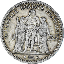 Monnaie, France, Hercule, 5 Francs, 1873, Paris, TTB, Argent, Gadoury:745a