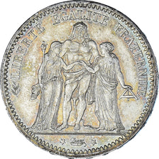 Coin, France, Hercule, 5 Francs, 1873, Paris, AU(55-58), Silver, KM:820.1