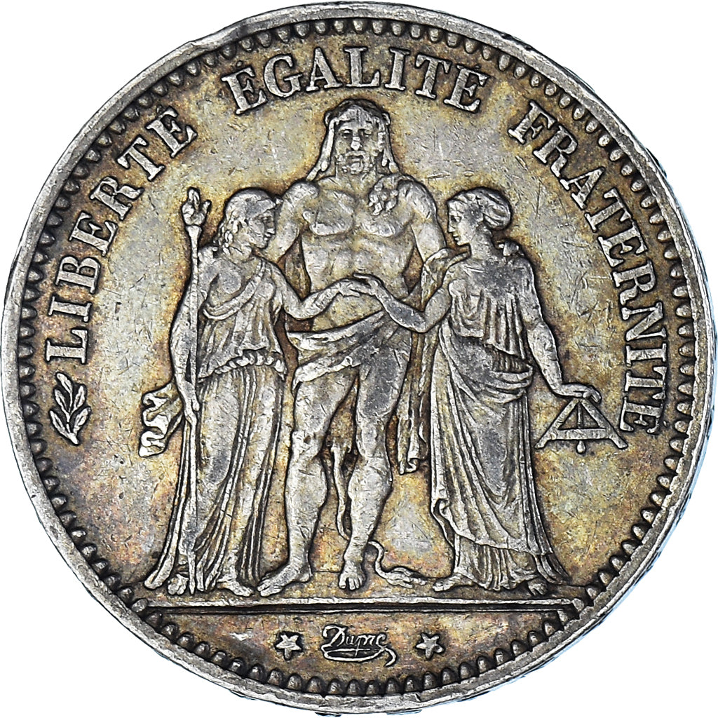 Coin, France, Hercule, 5 Francs, 1873, Paris, AU(55-58), Silver, KM:820.1