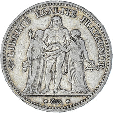 Coin, France, Hercule, 5 Francs, 1874, Paris, VF(20-25), Silver, KM:820.1