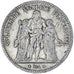 Moneta, Francia, Hercule, 5 Francs, 1874, Paris, MB, Argento, KM:820.1