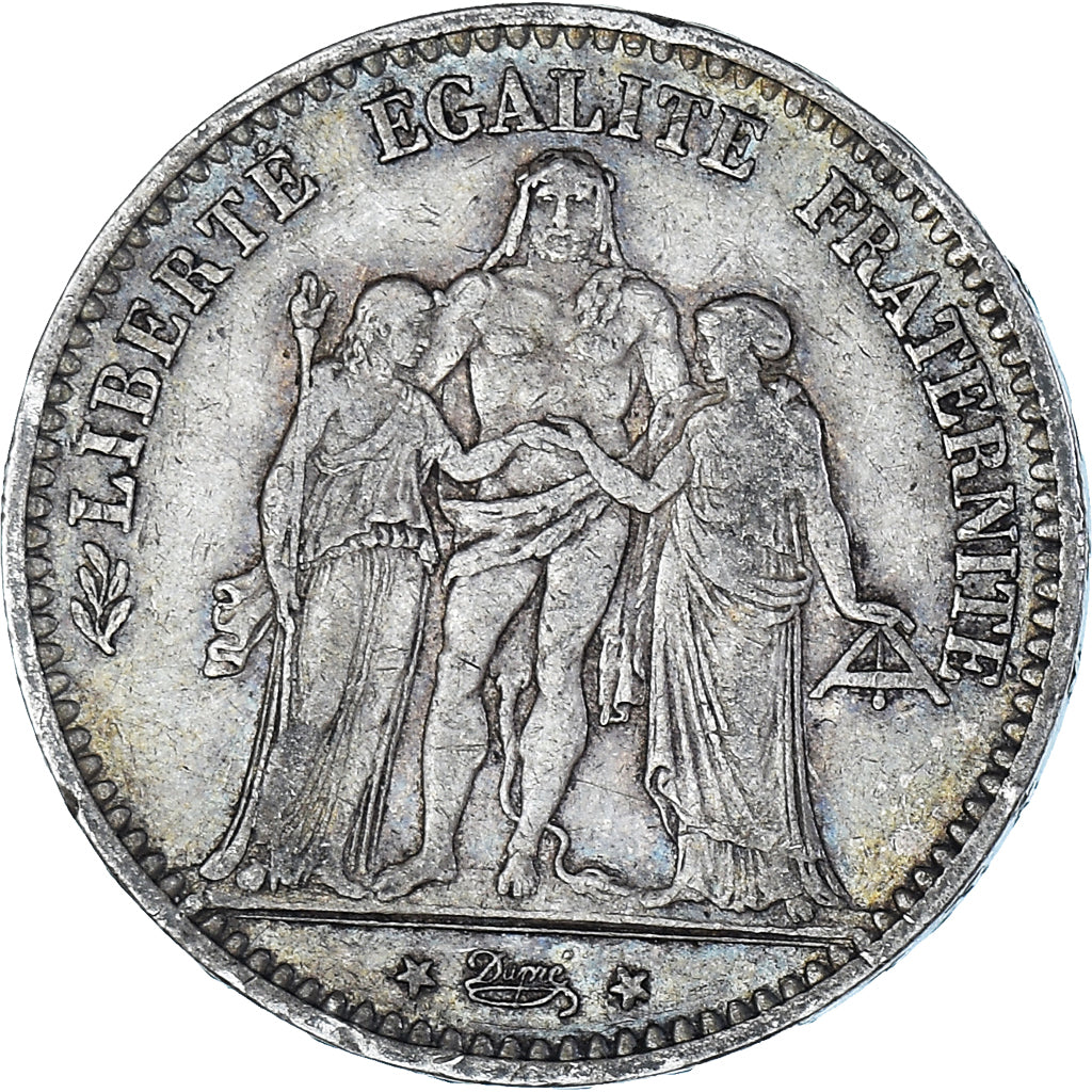 Coin, France, Hercule, 5 Francs, 1874, Paris, VF(30-35), Silver, KM:820.1