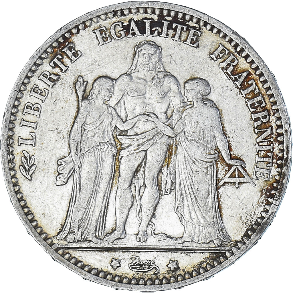 Coin, France, Hercule, 5 Francs, 1874, Paris, EF(40-45), Silver, KM:820.1