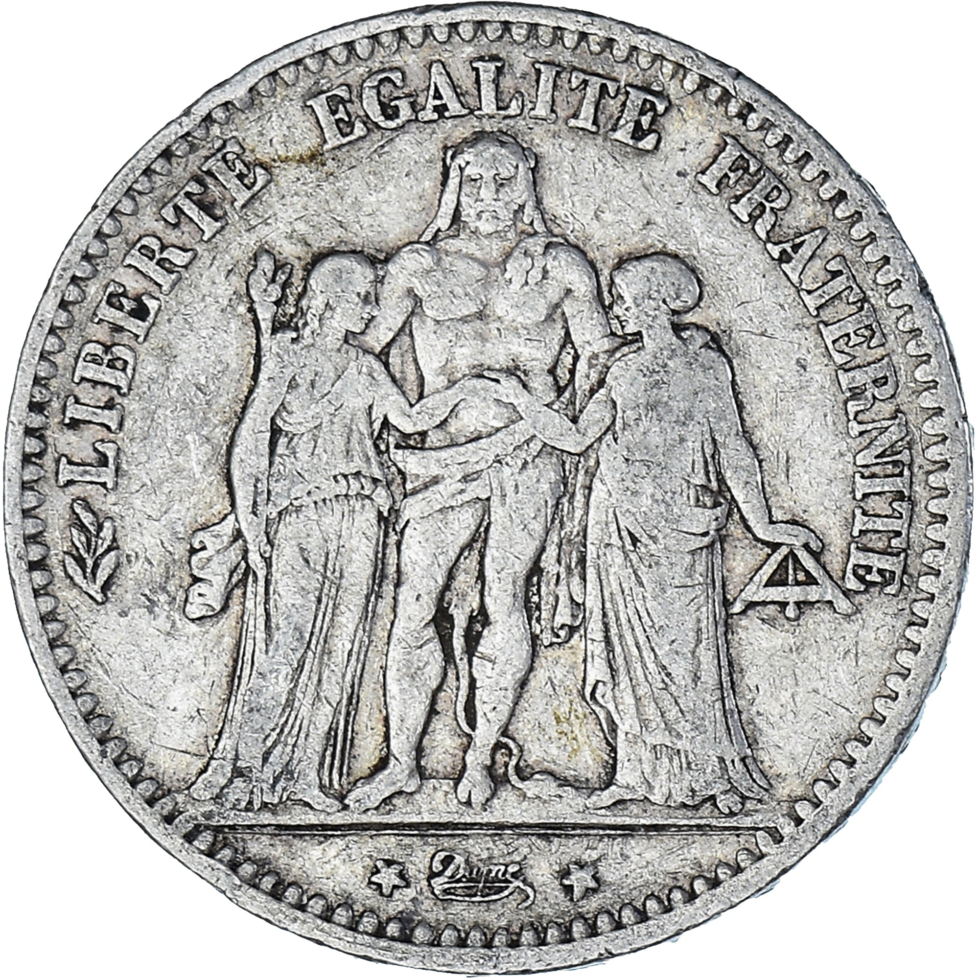 Coin, France, Hercule, 5 Francs, 1875, Paris, VF(20-25), Silver, KM:820.1