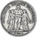 Moneta, Francja, Hercule, 5 Francs, 1875, Paris, VF(30-35), Srebro, KM:820.1
