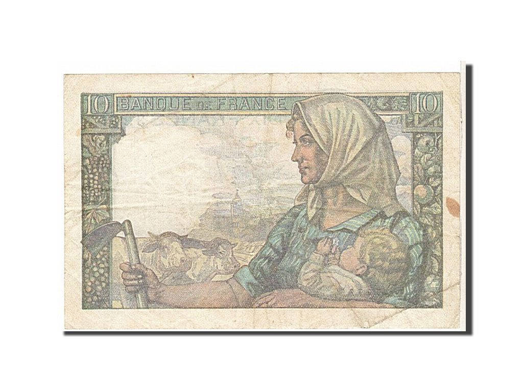 France, 10 Francs, 10 F 1941-1949 ''Mineur'', 1949, KM #99f, EF(40-45),...