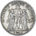 Moeda, França, Hercule, 5 Francs, 1875, Paris, VF(30-35), Prata, KM:820.1