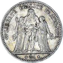 Coin, France, Hercule, 5 Francs, 1875, Paris, EF(40-45), Silver, KM:820.1