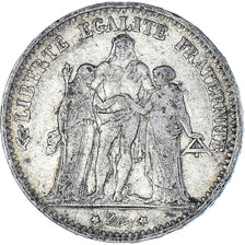 Monnaie, France, Hercule, 5 Francs, 1875, Bordeaux, TB+, Argent, Gadoury:745a