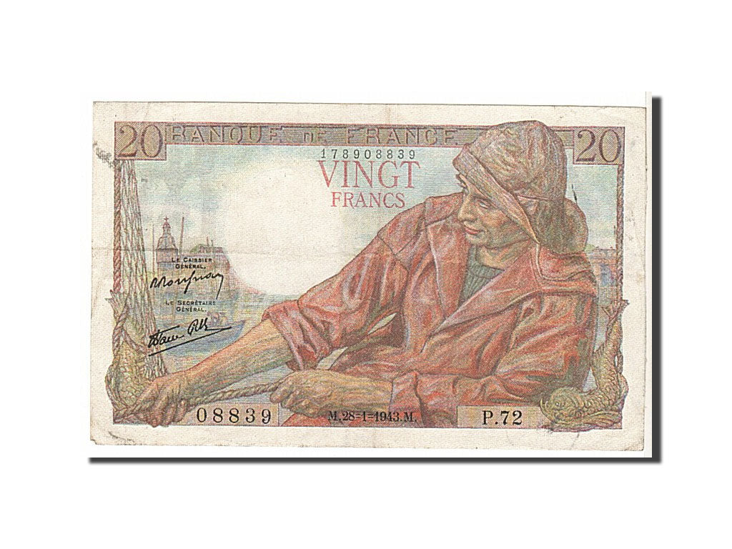 20 Francs type Pêcheur