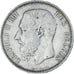 Coin, Belgium, Leopold II, 5 Francs, 5 Frank, 1868, Brussels, VF(30-35), Silver