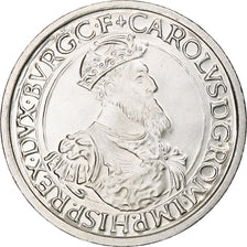Coin, Belgium, 5 Ecu, 1987, MS(60-62), Silver, KM:166