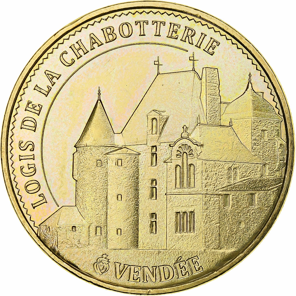 Francia, ficha, Tourist Token, 85/ Logis de la Chabotterie - Vendée, 2015