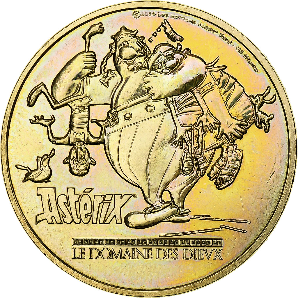 France, Jeton, Plailly - Parc Astérix - Domaine des Dieux - Obélix et