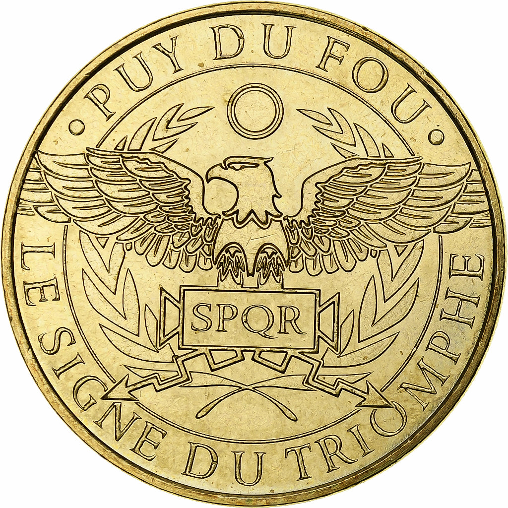 Francja, Token, Żeton turystyczny, 85/ LES EPESSE - Puy du Fou N°10 - Le signe