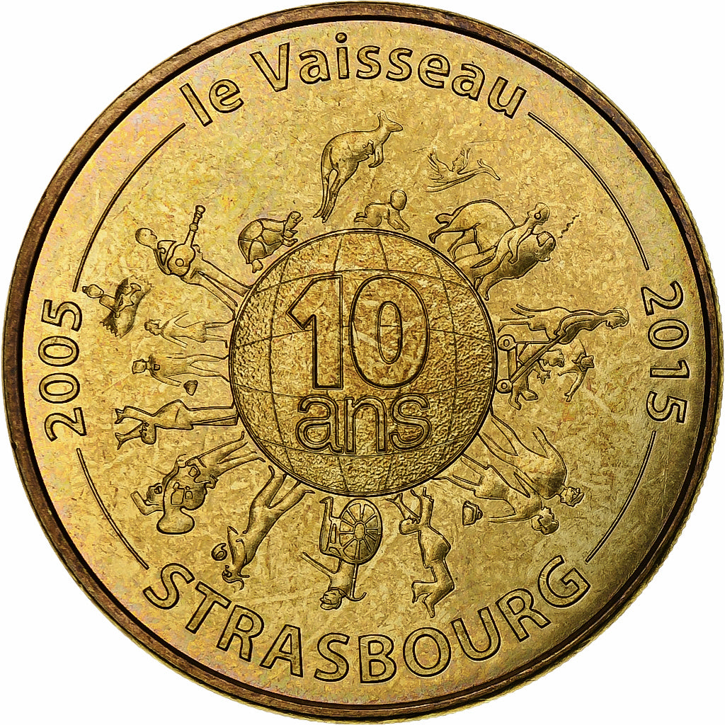França, Token, Token Turístico, 67/ Le Vaisseau - Strasbourg - 10 ans, 2015