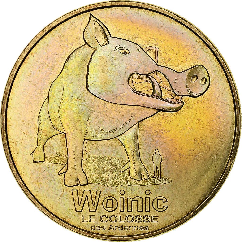 Francja, Token, Żeton turystyczny, 08/ Woinic - Colosse des Ardennes, 2015