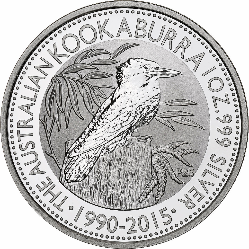 Australia, Australian Kookaburra, Dollar, 2015, 1 Oz, MS(65-70), Silver