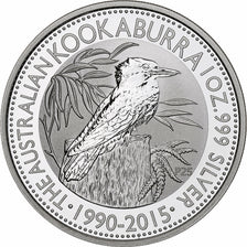 Australia, Australian Kookaburra, Dollar, 2015, 1 Oz, MS(65-70), Silver