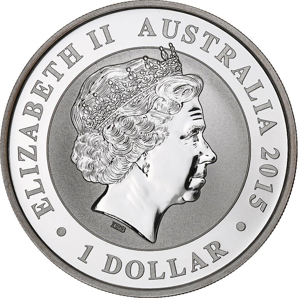 Australia, Australian Kookaburra, Dollar, 2015, 1 Oz, MS(65-70), Silver