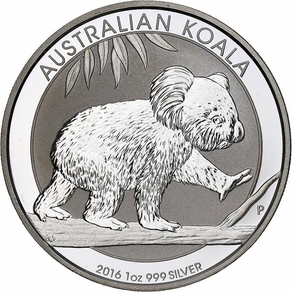 Monnaie, Australie, Australian Koala, 1 Dollar, 2016, 1 Oz, FDC, Argent