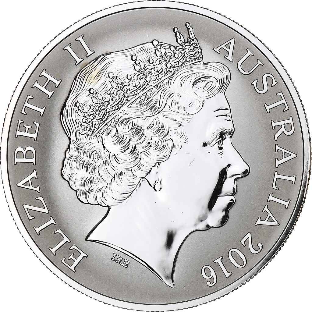 Australia, Elizabeth II, Dollar, 2016, 1 Oz, Plata, FDC