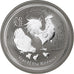 Australië, Year of the Rooster, 1 Dollar, 2017, 1 Oz, FDC, Zilver
