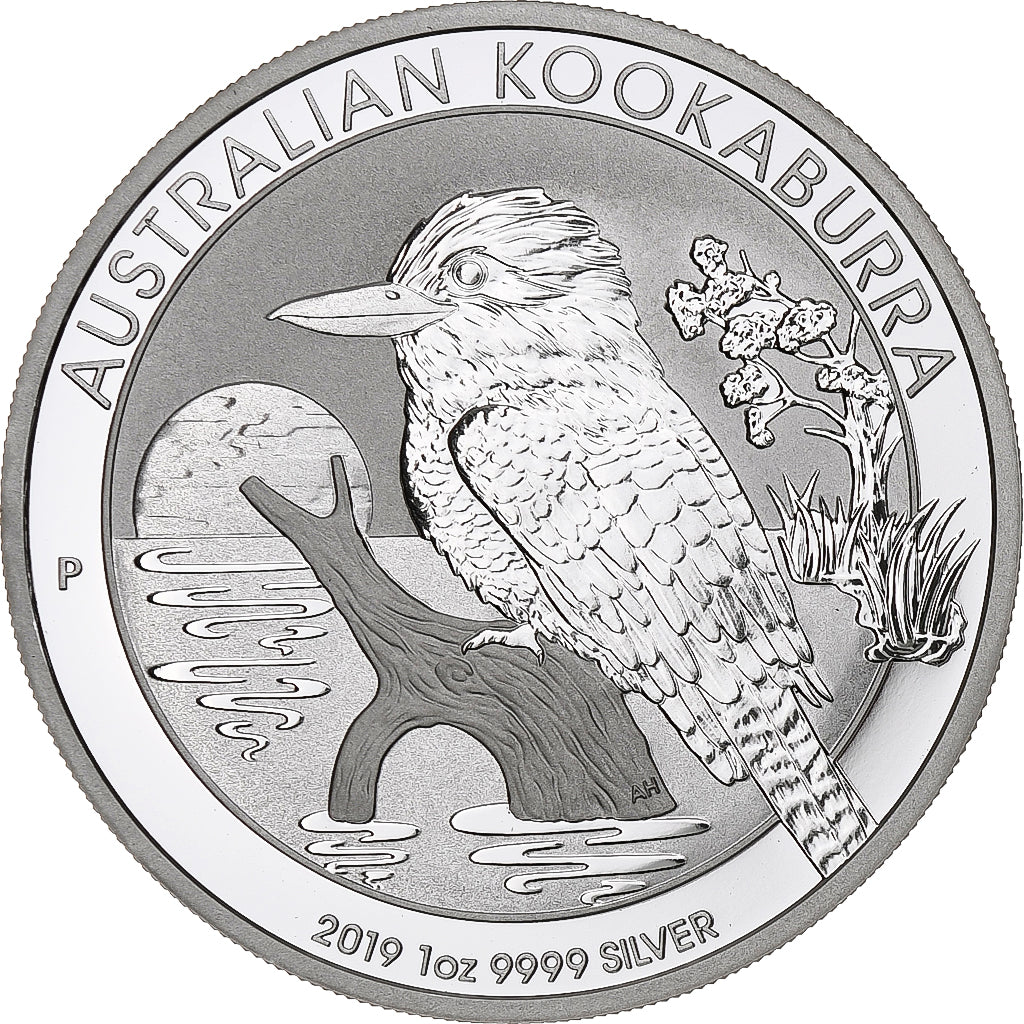 Coin, Australia, Elizabeth II, Australian Kookaburra, 1 Dollar, 1 Oz, 2019