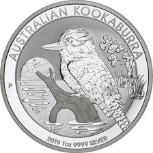 Coin, Australia, Elizabeth II, Australian Kookaburra, 1 Dollar, 1 Oz, 2019
