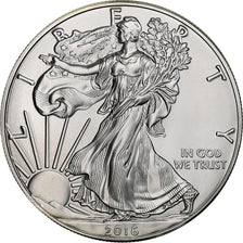 United States, 1 Dollar, 1 Oz, 2016, Philadelphia, MS(64), Silver