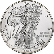 Coin, United States, 1 Dollar, 1 Oz, 2016, Philadelphia, MS(65-70), Silver