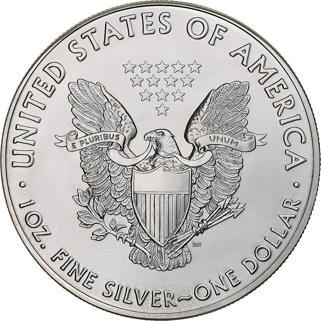 Coin, United States, Silver Eagle, 1 Dollar, 2017, 1 Oz, MS(65-70), Silver